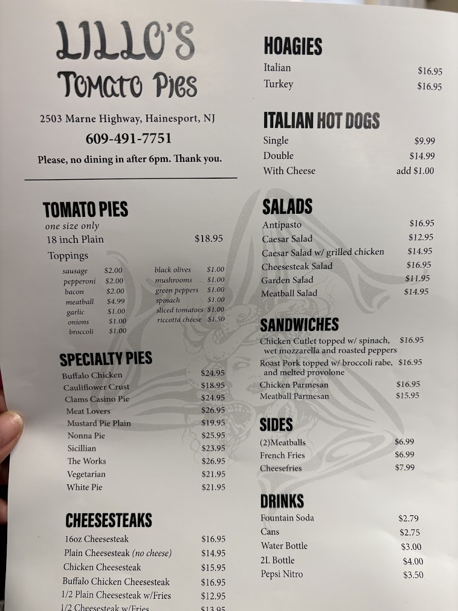 Menu Lillo's Tomato Pies-1