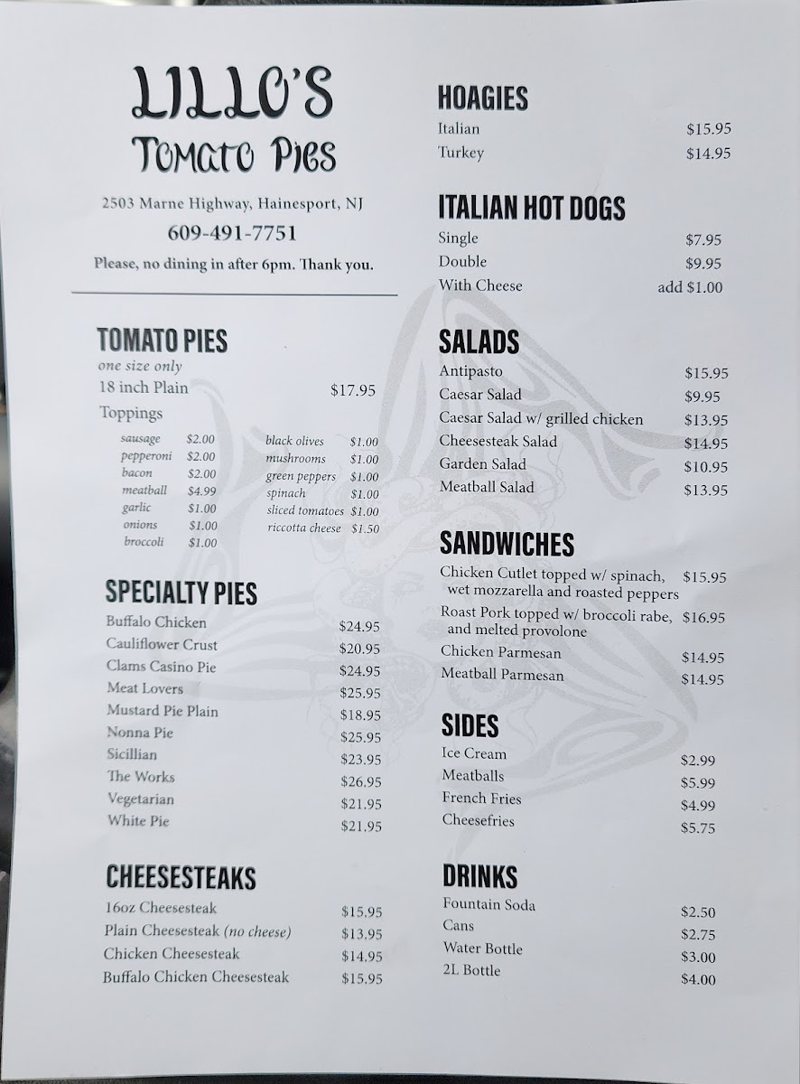 Menu Lillo's Tomato Pies-2