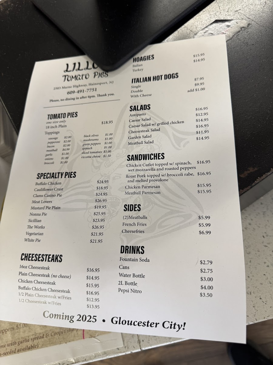 Menu Lillo's Tomato Pies-6