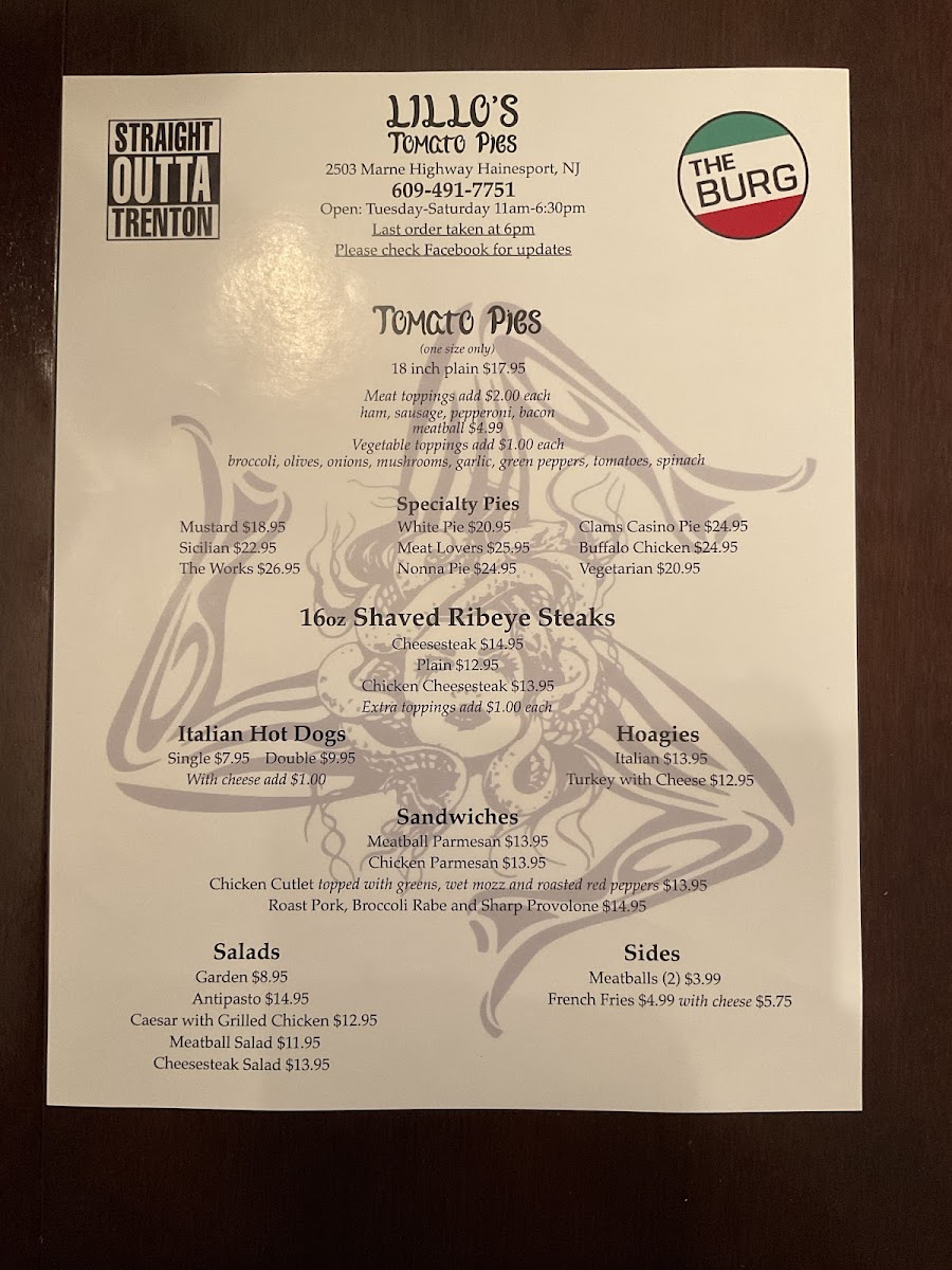 Menu Lillo's Tomato Pies-8